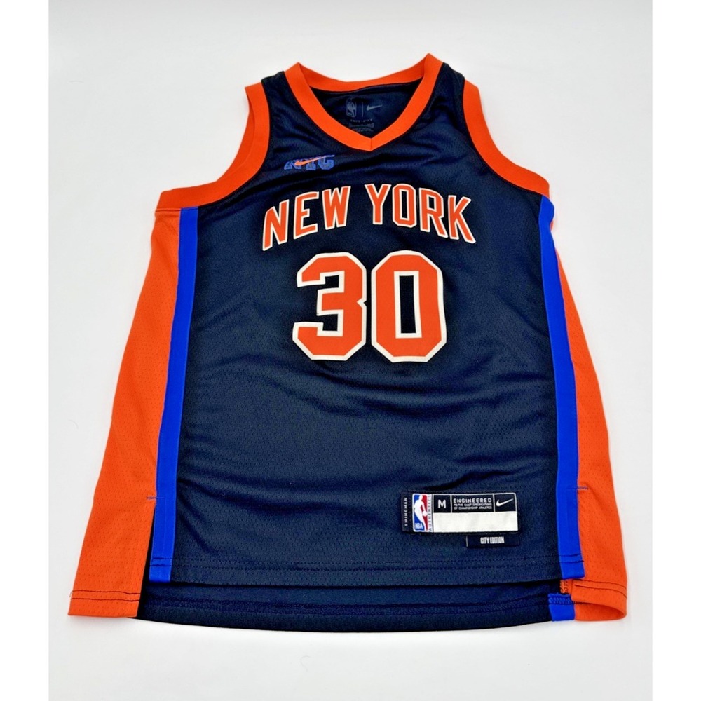 2021-22 Youth New York Knicks Julius Randle #30 Swingman Black Jersey Nike M